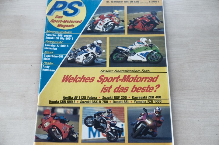Deckblatt PS Sport Motorrad (10/1991)